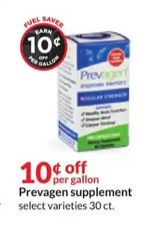 Hy-Vee Prevagen supplement offer