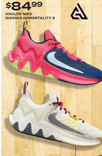 Academy Adults' nike giannis immortality 2 offer