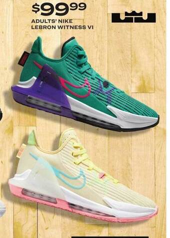 Academy Adults' nike lebron witness vi offer