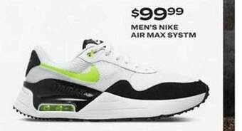 Academy Men's nike air max systm offer