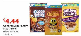 Fareway General mills family size cereal offer