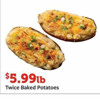 Fareway Twice baked potatoes offer