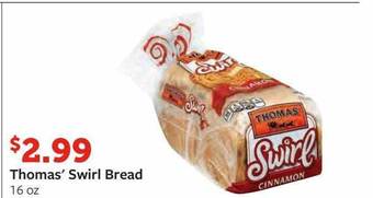 Fareway Thomas' swirl bread offer