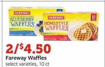 Fareway Fareway waffles offer