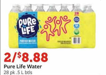Fareway Pure life water offer