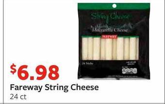 Fareway Fareway string cheese offer