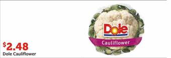 Fareway Dole cauliflower offer