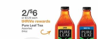 Kinney Drugs Pure leaf tea offer
