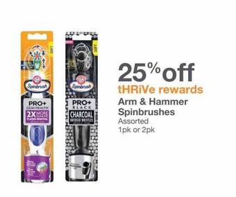 Kinney Drugs Arm & hammer spinbrushes offer