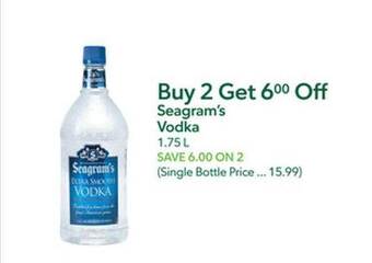 Publix Seagram's vodka offer
