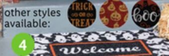 Lidl Halloween doormat offer