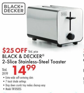 Boscov's Black & Decker 2-Slice Stainless-Steel Toaster offer