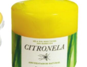 Ocean State Job Lot Citronella pillar candle offer