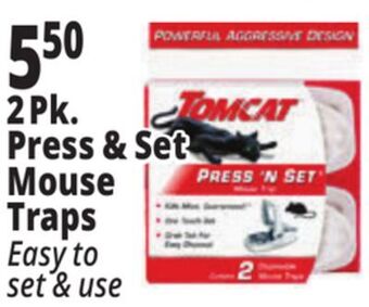 Ocean State Job Lot 2pk. press & set mouse traps offer