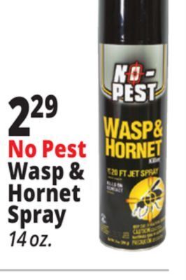 Ocean State Job Lot No-pest wasp & hornet killer, 14 oz offer