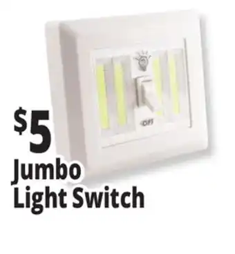 Ocean State Job Lot Jumbo light switch offer