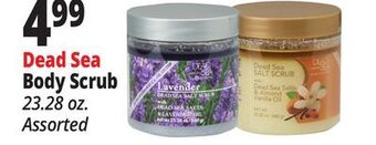 Ocean State Job Lot Dead sea body scrub offer