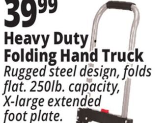 Ocean State Job Lot Heavy-duty folding hand truck offer
