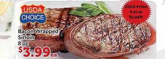Fareway Bacon wrapped sirloin offer