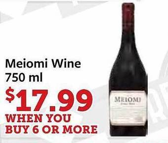 Fareway Meiomi wine offer