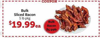 Fareway Bulk sliced bacon offer