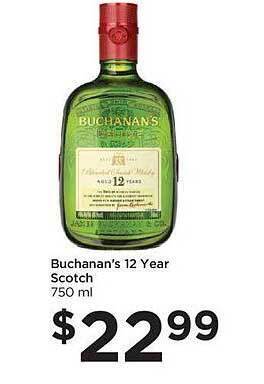 Food 4 Less Buchanan's 12 year scotch offer