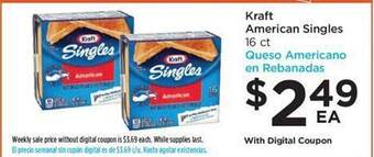 Food 4 Less Kraft american singles offer