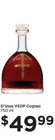 Food 4 Less D'usse vsop cognac offer