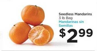 Food 4 Less Seedless mandarins offer