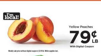 Food 4 Less Yellow peaches offer