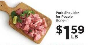 Food 4 Less Pork shoulder for pozole offer