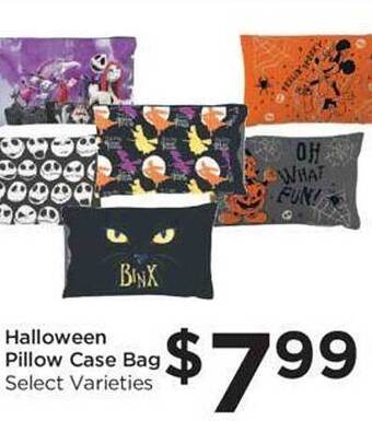 Food 4 Less Halloween pillow case bag offer