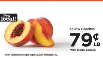 Food 4 Less Yellow peaches offer