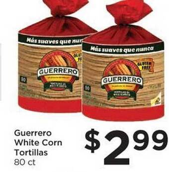 Food 4 Less Guerrero white corn tortillas offer