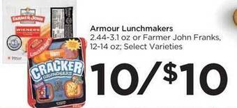 Food 4 Less Armour lunchmakers offer