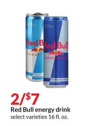 Hy-Vee Red bull energy drink offer