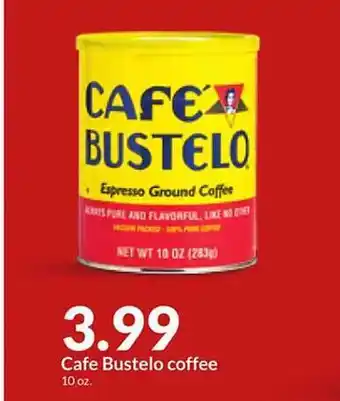 Hy-Vee Cafe bustelo coffee offer