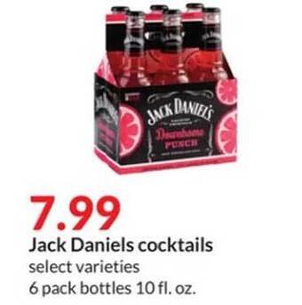 Hy-Vee Jack daniels cocktails offer