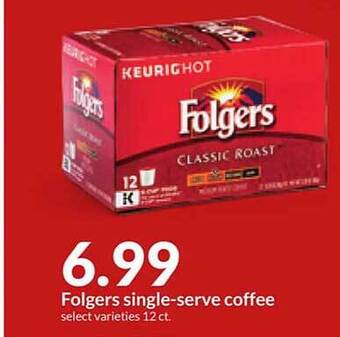 Hy-Vee Folgers single-serve coffee offer