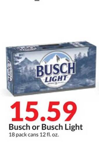 Hy-Vee Busch or busch light offer