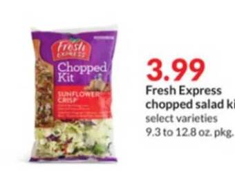 Hy-Vee Fresh express chopped salad kit offer