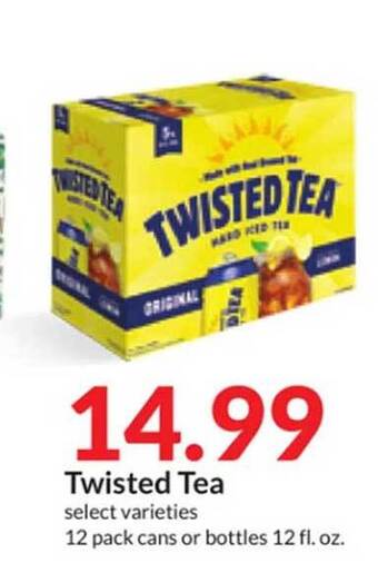 Hy-Vee Twisted tea offer