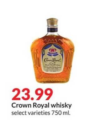 Hy-Vee Crown royal whisky offer