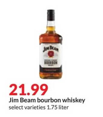 Hy-Vee Jim beam bourbon whiskey offer