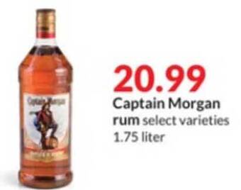 Hy-Vee Captain morgan rum offer