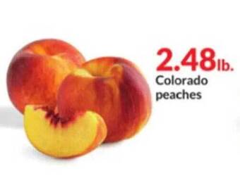 Hy-Vee Colorado peaches offer