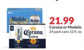 Hy-Vee Corona or modelo offer