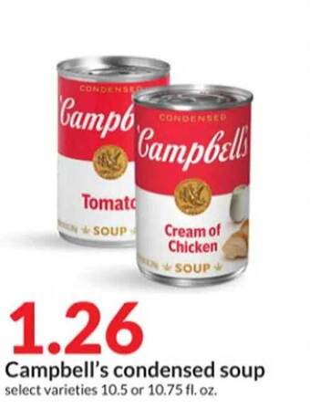 Hy-Vee Campbell's condensed soup offer