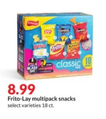 Hy-Vee Frito-lay multipack snacks offer