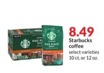 Hy-Vee Starbucks coffee offer